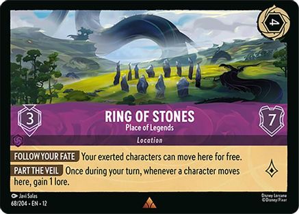 Ring of Stones - Place of Legends (68/204) - Wilds Unknown | Grognard Games