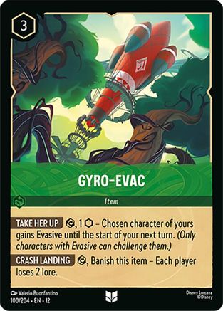 Gyro-Evac (100/204) - Wilds Unknown | Grognard Games