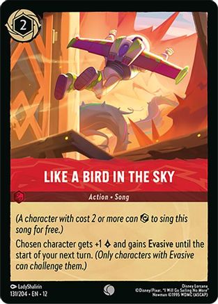 Like A Bird In the Sky (131/204) - Wilds Unknown Cold Foil | Grognard Games