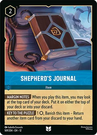 Shepherd's Journal (169/204) - Wilds Unknown Cold Foil | Grognard Games