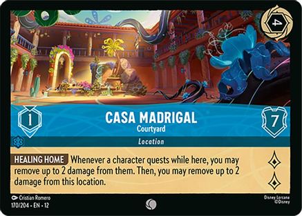 Casa Madrigal - Courtyard (170/204) - Wilds Unknown Cold Foil | Grognard Games