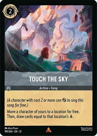 Touch the Sky (199/204) - Wilds Unknown Cold Foil | Grognard Games