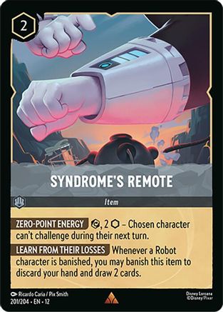 Syndrome's Remote (201/204) - Wilds Unknown Cold Foil | Grognard Games