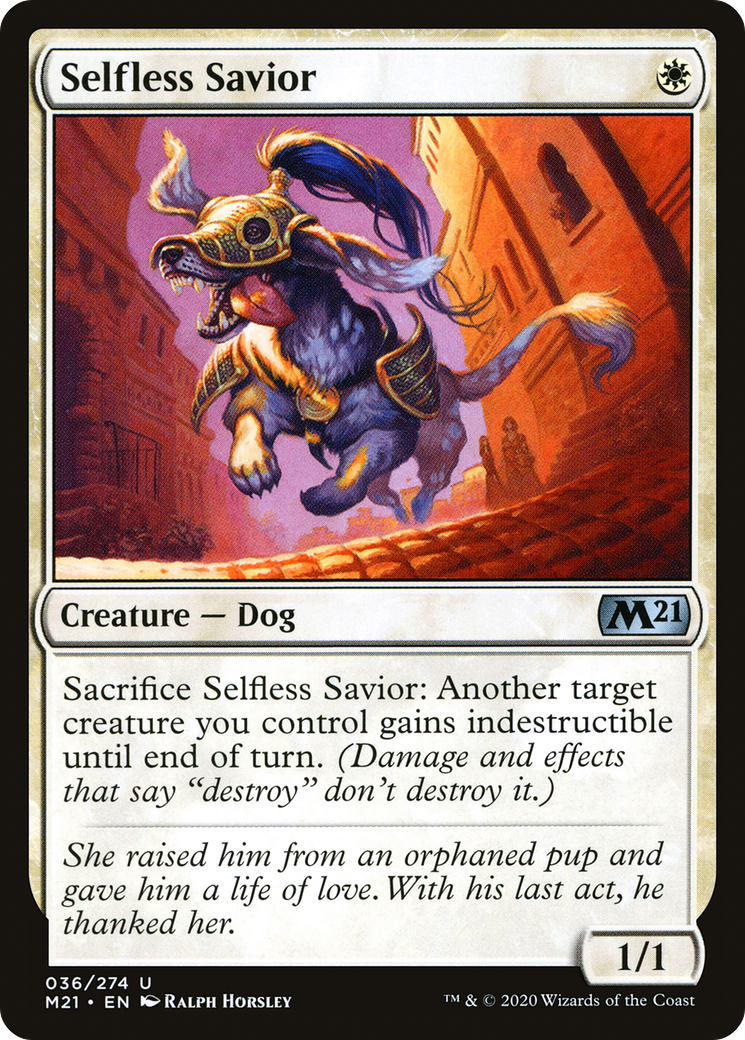 Selfless Savior [Core Set 2021] | Grognard Games