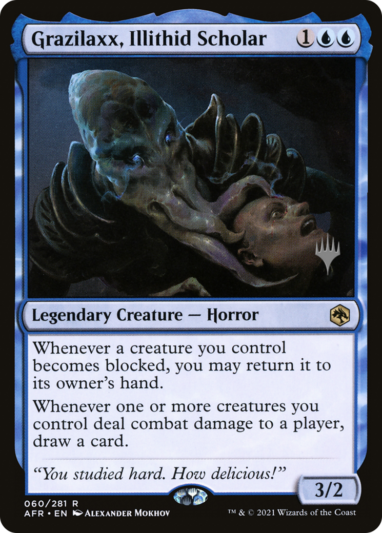 Grazilaxx, Illithid Scholar (Promo Pack) [Dungeons & Dragons: Adventures in the Forgotten Realms Promos] | Grognard Games