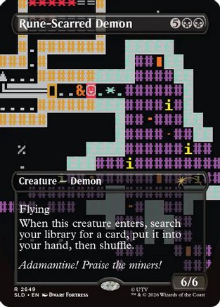 Rune-Scarred Demon (SLD-2649) - Secret Lair Drop Series | Grognard Games