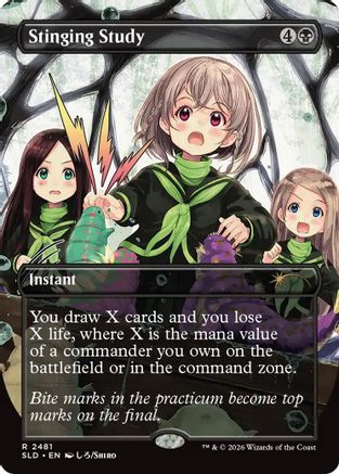 Stinging Study (SLD-2481) - Secret Lair Drop Series Foil | Grognard Games