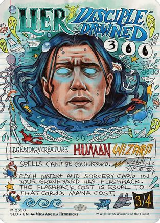 Lier, Disciple of the Drowned (SLD-2350) - Secret Lair Drop Series Foil | Grognard Games