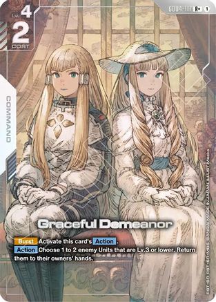Graceful Demeanor (R+) - Phantom Aria (GD04-117) Holofoil | Grognard Games