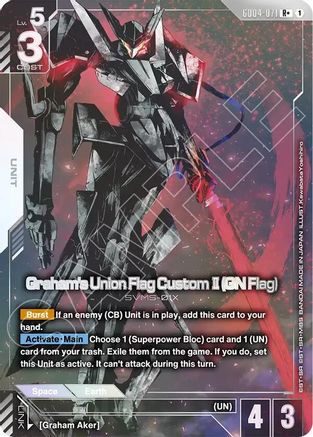 Graham's Union Flag Custom II (GN Flag) (R+) - Phantom Aria (GD04-071) Holofoil | Grognard Games