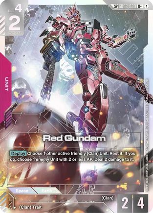 Red Gundam (SP) (R+) - Phantom Aria (GD03-039) Holofoil | Grognard Games