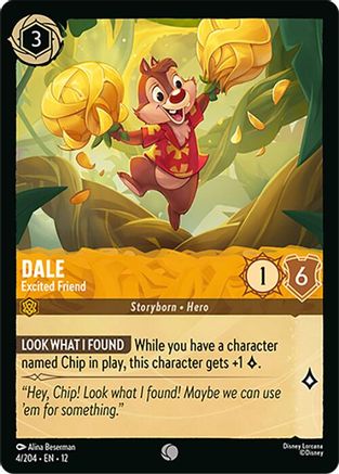 Dale - Excited Friend (4/204) - Wilds Unknown Cold Foil | Grognard Games