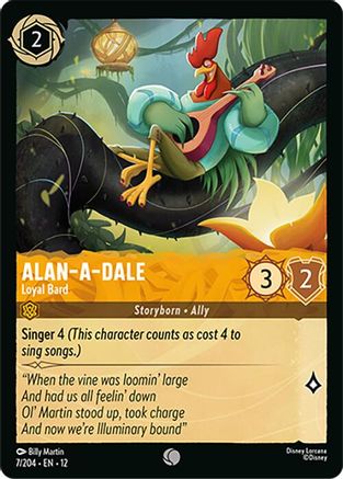 Alan-a-Dale - Loyal Bard (7/204) - Wilds Unknown Cold Foil | Grognard Games