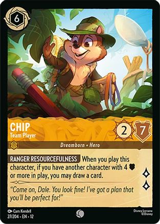 Chip - Team Player (27/204) - Wilds Unknown | Grognard Games