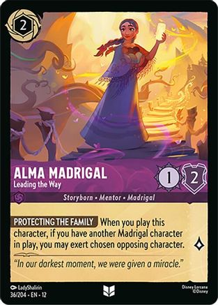 Alma Madrigal - Leading the Way (36/204) - Wilds Unknown Cold Foil | Grognard Games