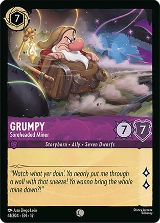Grumpy - Soreheaded Miner (41/204) - Wilds Unknown | Grognard Games
