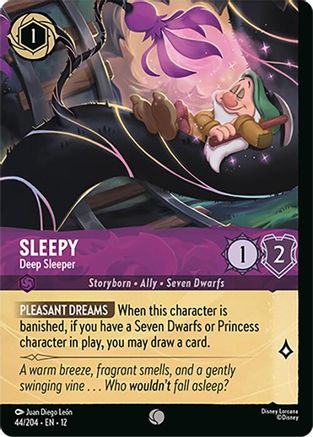 Sleepy - Deep Sleeper (Foil) (44/204) - Wilds Unknown Cold Foil | Grognard Games
