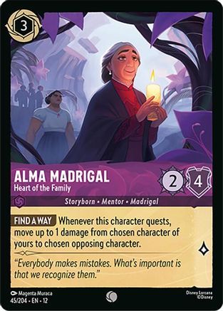 Alma Madrigal - Heart of the Family (45/204) - Wilds Unknown Cold Foil | Grognard Games