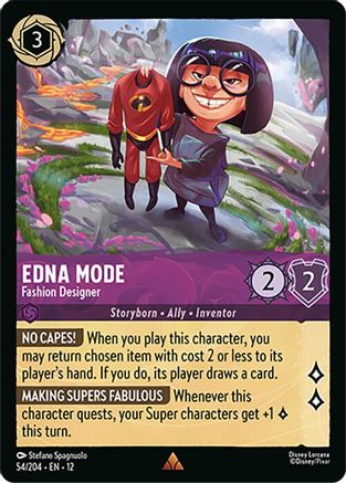 Edna Mode - Fashion Designer (54/204) - Wilds Unknown | Grognard Games