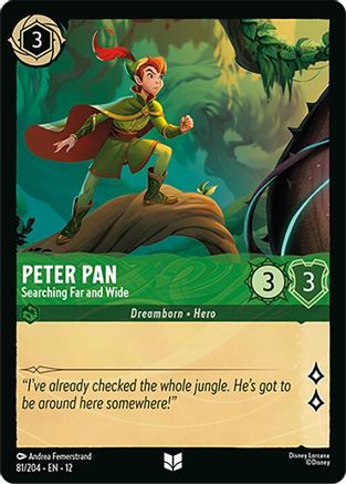 Peter Pan - Searching Far and Wide (81/204) - Wilds Unknown | Grognard Games