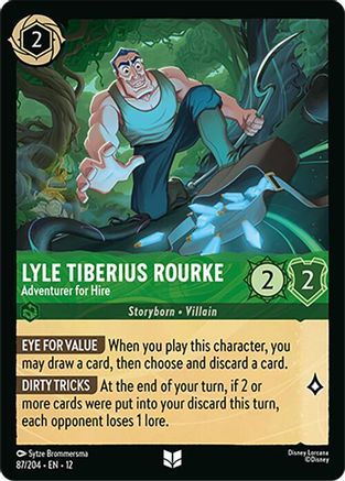 Lyle Tiberius Rourke - Adventurer for Hire (87/204) - Wilds Unknown | Grognard Games