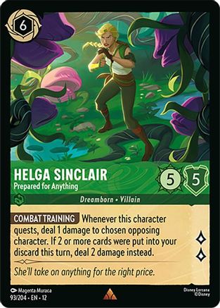 Helga Sinclair - Prepared for Anything (93/204) - Wilds Unknown | Grognard Games