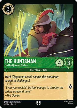 The Huntsman - On the Queen's Orders (94/204) - Wilds Unknown Cold Foil | Grognard Games