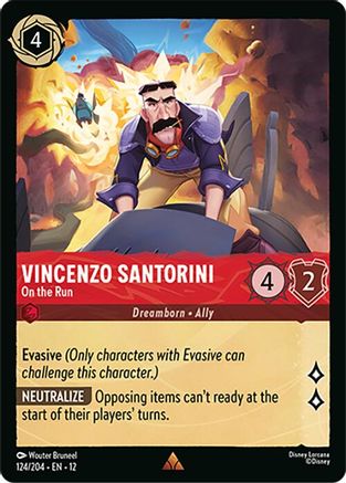 Vincenzo Santorini - On the Run (124/204) - Wilds Unknown Cold Foil | Grognard Games