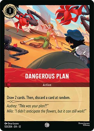 Dangerous Plan (133/204) - Wilds Unknown Cold Foil | Grognard Games