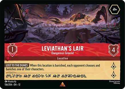 Leviathan's Lair - Dangerous Ground (136/204) - Wilds Unknown | Grognard Games