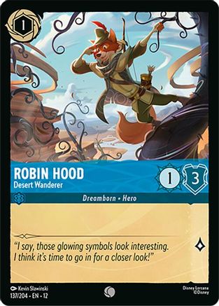 Robin Hood - Desert Wanderer (137/204) - Wilds Unknown Cold Foil | Grognard Games
