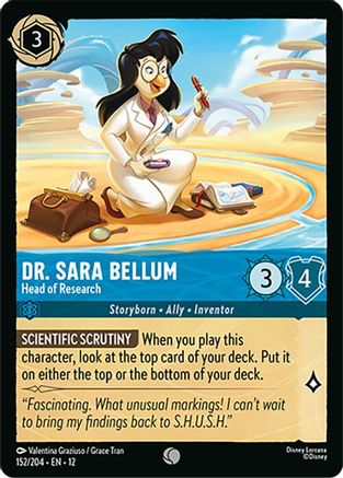 Dr. Sara Bellum - Head of Research (152/204) - Wilds Unknown Cold Foil | Grognard Games