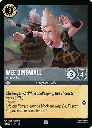 Wee Dingwall - Scrappy Lad (176/204) - Wilds Unknown Cold Foil | Grognard Games