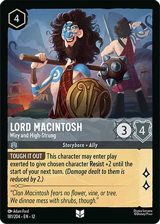 Lord Macintosh - Wiry and High-Strung (181/204) - Wilds Unknown | Grognard Games