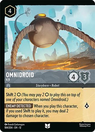 Omnidroid - V.9 (Foil) (184/204) - Wilds Unknown Cold Foil | Grognard Games