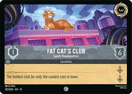 Fat Cat's Club - Seedy Headquarters (203/204) - Wilds Unknown Cold Foil | Grognard Games