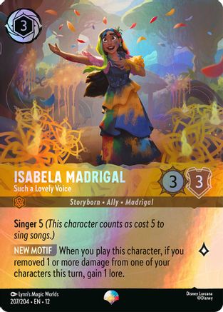 Isabela Madrigal - Such a Lovely Voice (Epic) (207/204) - Wilds Unknown Holofoil | Grognard Games
