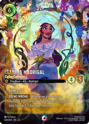 Isabela Madrigal - Caring Cultivator (Enchanted) (224/204) - Wilds Unknown Holofoil | Grognard Games