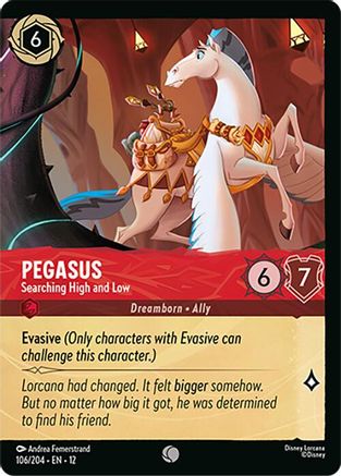 Pegasus - Searching High and Low (Foil) (106/204) - Wilds Unknown Cold Foil | Grognard Games