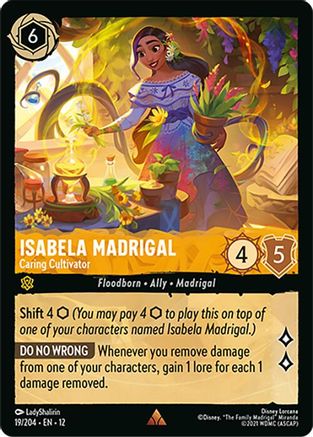Isabela Madrigal - Caring Cultivator (19/204) - Wilds Unknown Cold Foil | Grognard Games