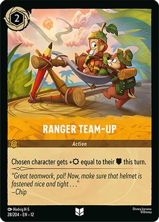 Ranger Team-Up (28/204) - Wilds Unknown Cold Foil | Grognard Games