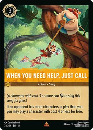 When You Need Help, Just Call (32/204) - Wilds Unknown Cold Foil | Grognard Games