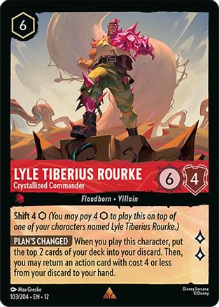 Lyle Tiberius Rourke - Crystallized Commander (103/204) - Wilds Unknown Cold Foil | Grognard Games