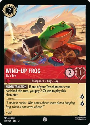 Wind-Up Frog - Sid's Toy (112/204) - Wilds Unknown Cold Foil | Grognard Games