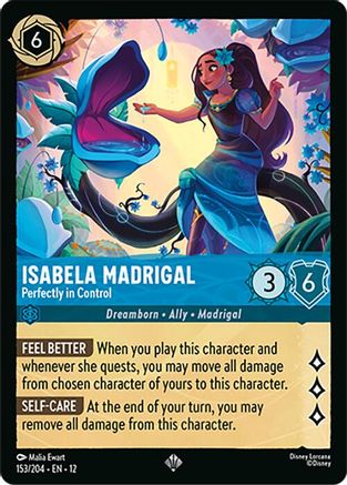 Isabela Madrigal - Perfectly in Control (153/204) - Wilds Unknown Cold Foil | Grognard Games