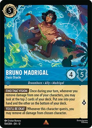 Bruno Madrigal - Oasis Oracle (154/204) - Wilds Unknown Cold Foil | Grognard Games