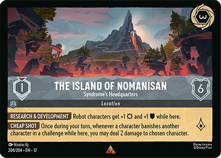 The Island of Nomanisan - Syndrome's Headquarters (204/204) - Wilds Unknown | Grognard Games