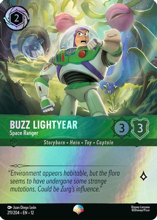 Buzz Lightyear - Space Ranger (Epic) (211/204) - Wilds Unknown Holofoil | Grognard Games