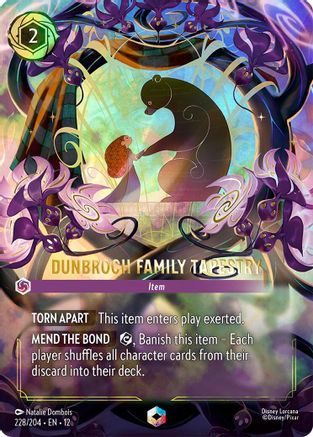 DunBroch Family Tapestry (Enchanted) (228/204) - Wilds Unknown Holofoil | Grognard Games