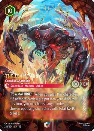 The Leviathan - Guardian of Atlantis (Enchanted) (233/204) - Wilds Unknown Holofoil | Grognard Games